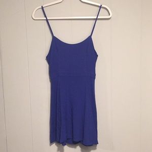 blue mini dress